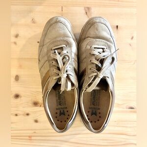 Mephisto Rebeca Leather Sneakers Dark Taupe Bronze Comfort Shoe Women’s 10